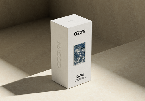 White box with 'Oscyn' branding on a neutral background